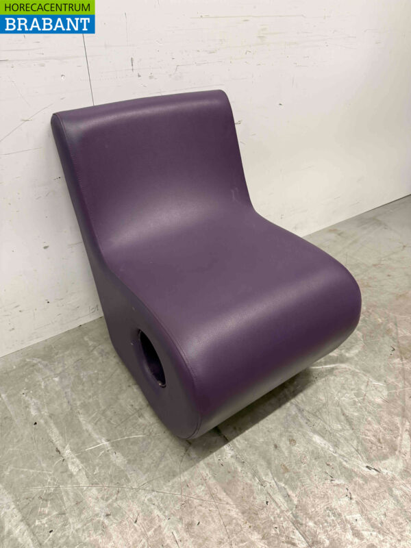 Design stoel paars Horeca - Afbeelding 2