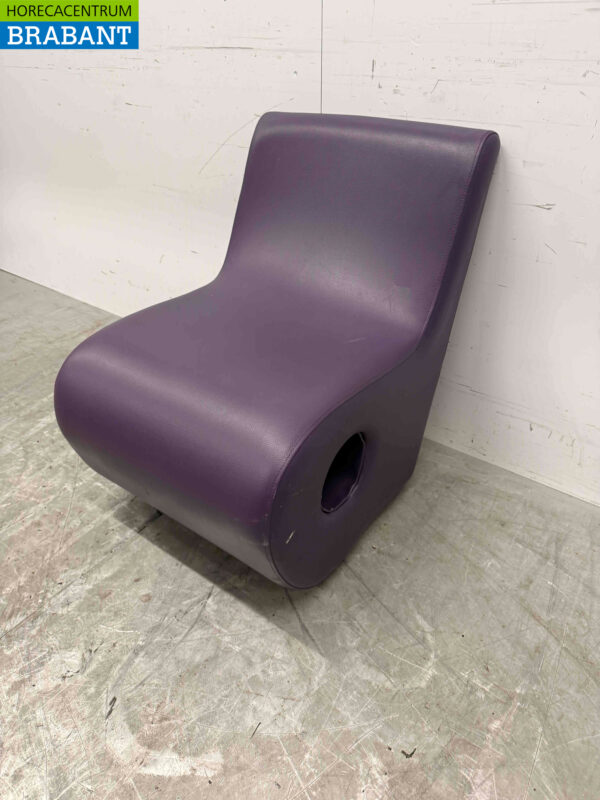 Design stoel paars Horeca - Afbeelding 3