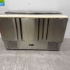 RVS Koelwerkbank Saladette 3 deuren 136 cm 230V Horeca