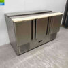 RVS Koelwerkbank Saladette 3 deuren 136 cm 230V Horeca - Afbeelding 2