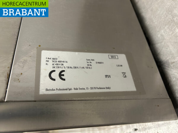 RVS Zanussi NUC3 Vaatwasser Vaatwasmachine Voorlader 400V Horeca - Afbeelding 6