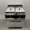 RVS Dubbele Friteuse Frituur 2 x 30 liter 2 x 10 kW 400V Horeca