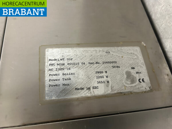 RVS Electrolux WT-3 Vaatwasser Vaatwasmachine Voorlader 230V Horeca - Afbeelding 6