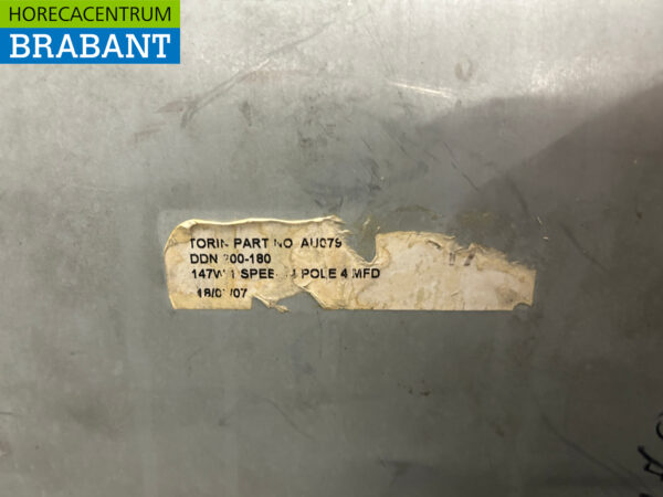 Torin Afzuigmotor Slakkenhuis 1500 m3 230V Horeca - Afbeelding 4