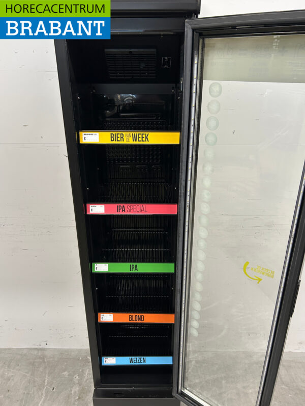 Gastro-Cool Glasdeurkoeling Koelkast Drankkoelkast Glazen deur 155 liter 230V Horeca - Afbeelding 4