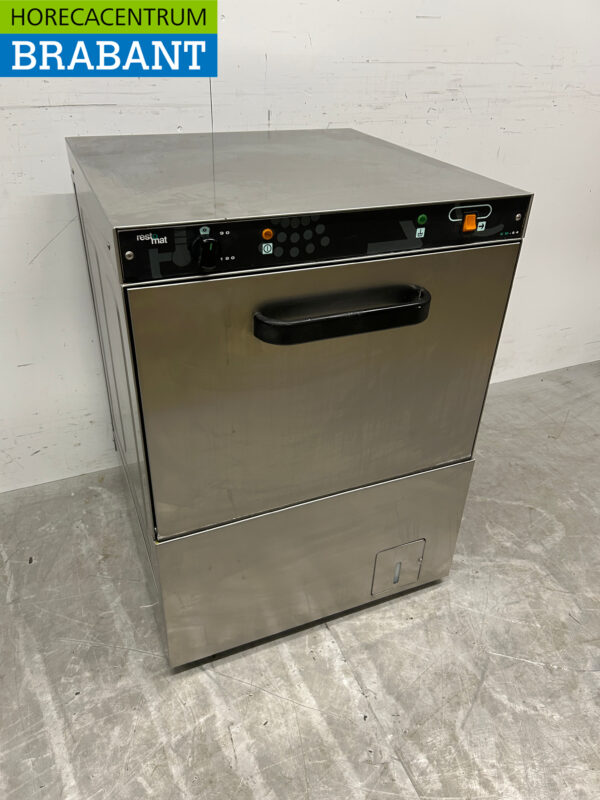 RVS Restomat Vaatwasser Vaatwasmachine Voorlader 400V Horeca - Afbeelding 3