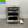 Ubert RVS Warmtevitrine Warmhoudvitrine 80 cm 230V Horeca