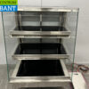 Ubert RVS Warmtevitrine Warmhoudvitrine 80 cm 230V Horeca - Afbeelding 4