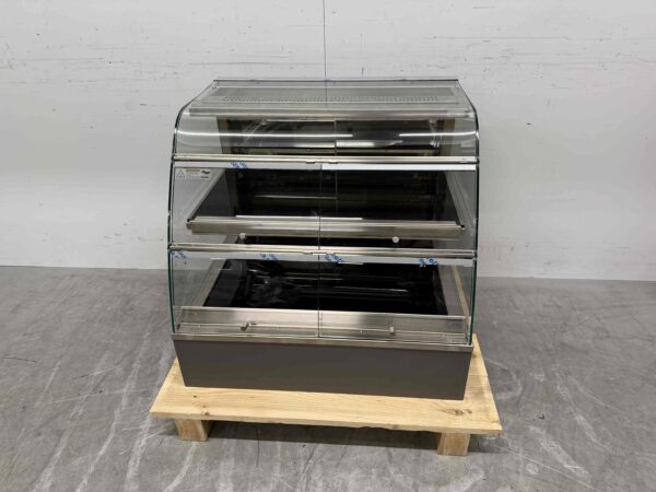 RVS Ubert Infrarood Warmhoudvitrine Warmtevitrine 80 cm 230V Horeca