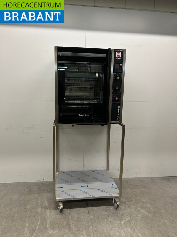 RVS Ubert RT-403 Kippengrill Grill 5 mandjes 400V Horeca