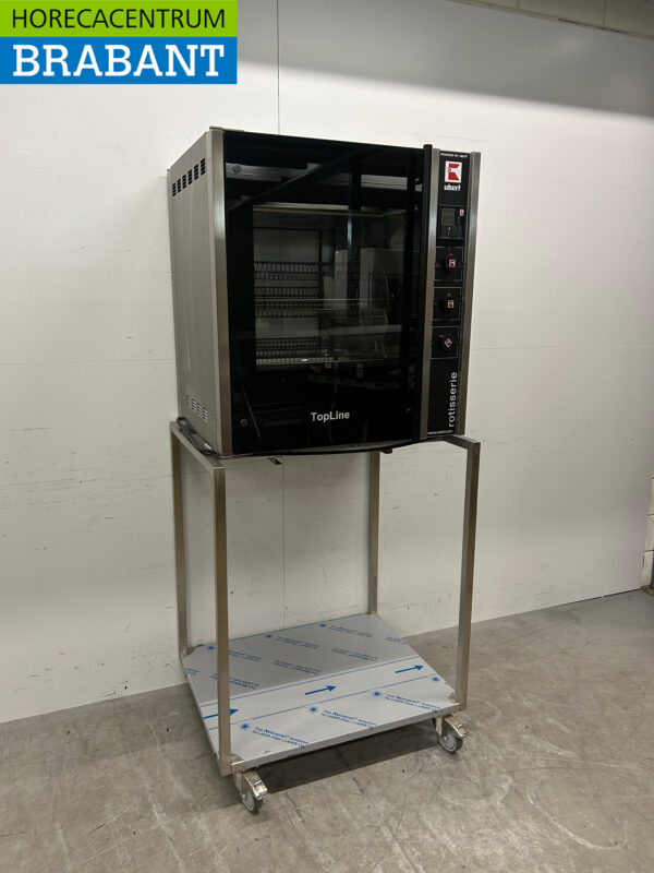 RVS Ubert RT-403 Kippengrill Grill 5 mandjes 400V Horeca - Afbeelding 2