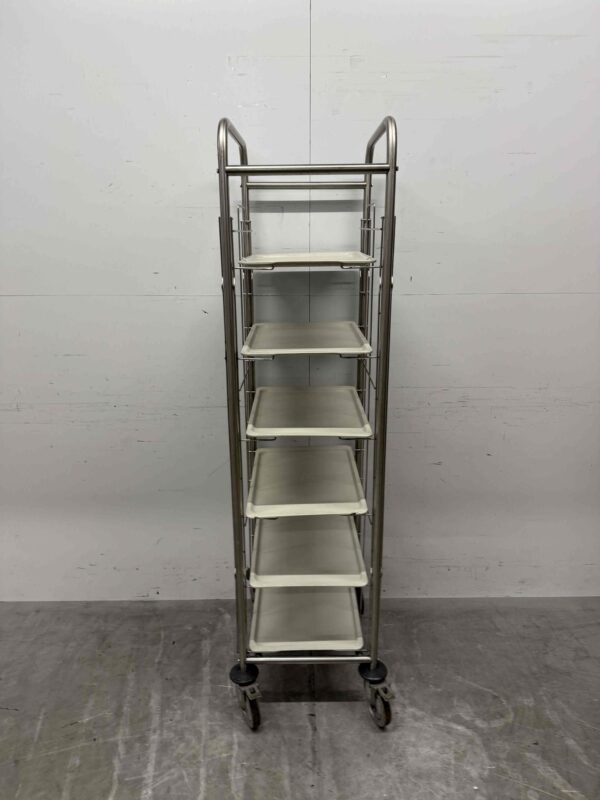 RVS Regaalwagen Dienbladenwagen Horeca