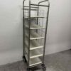 RVS Regaalwagen Dienbladenwagen Horeca - Afbeelding 2