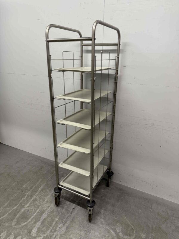 RVS Regaalwagen Dienbladenwagen Horeca - Afbeelding 3