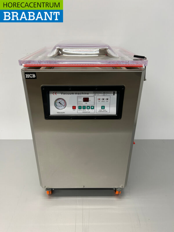 RVS Verrijdbare Vacuummachine Vacumeermachine Dubbele seal 500 mm 230V Horeca