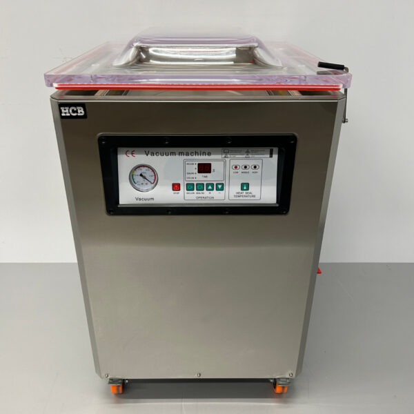 RVS Verrijdbare Vacuummachine Vacumeermachine Dubbele seal 500 mm 230V Horeca