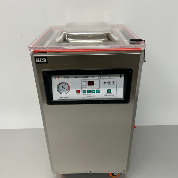 RVS Verrijdbare Vacuummachine Vacumeermachine Dubbele seal 400 mm 230V Horeca