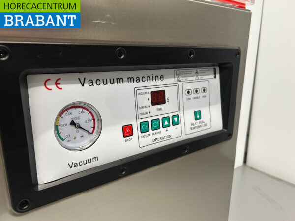 RVS Verrijdbare Vacuummachine Vacumeermachine Dubbele seal 400 mm 230V Horeca - Afbeelding 5