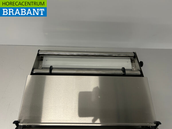 HCB RVS Verwarmde handmatige dispenser vershoudfolie Inpakmachine Handpacker 40 cm 230V Horeca - Afbeelding 4