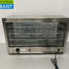 RVS Warmhoudkast warmhoudvitrine warmtevitrine 85 cm 230V Horeca