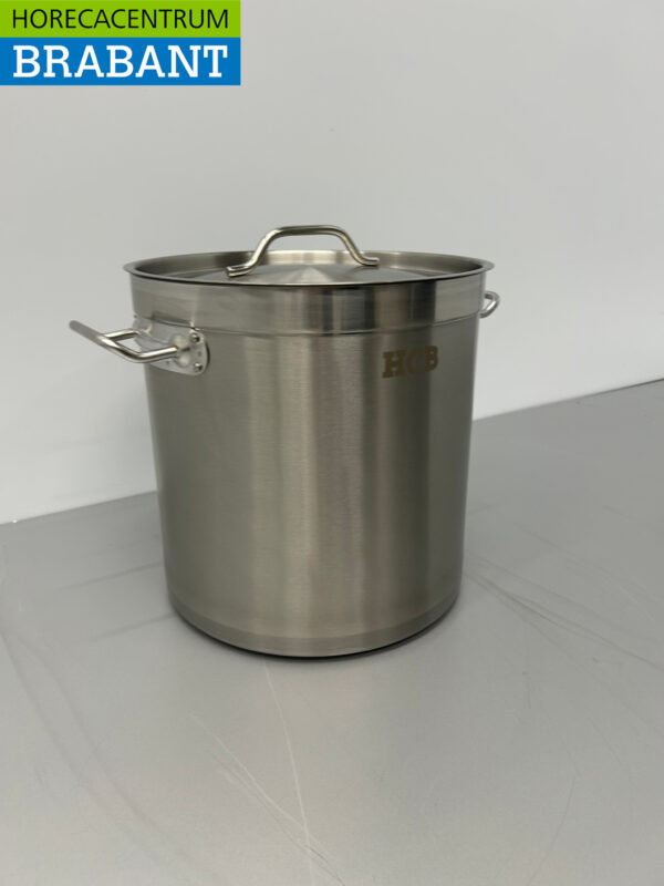 RVS HCB Soeppan Kookpan Pan Inductie 28,5 x 29 cm 17 liter Horeca - Afbeelding 3