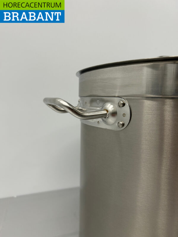 RVS HCB Soeppan Kookpan Pan Inductie 28,5 x 29 cm 17 liter Horeca - Afbeelding 4