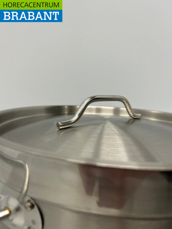 RVS HCB Soeppan Kookpan Pan Inductie 28,5 x 29 cm 17 liter Horeca - Afbeelding 5