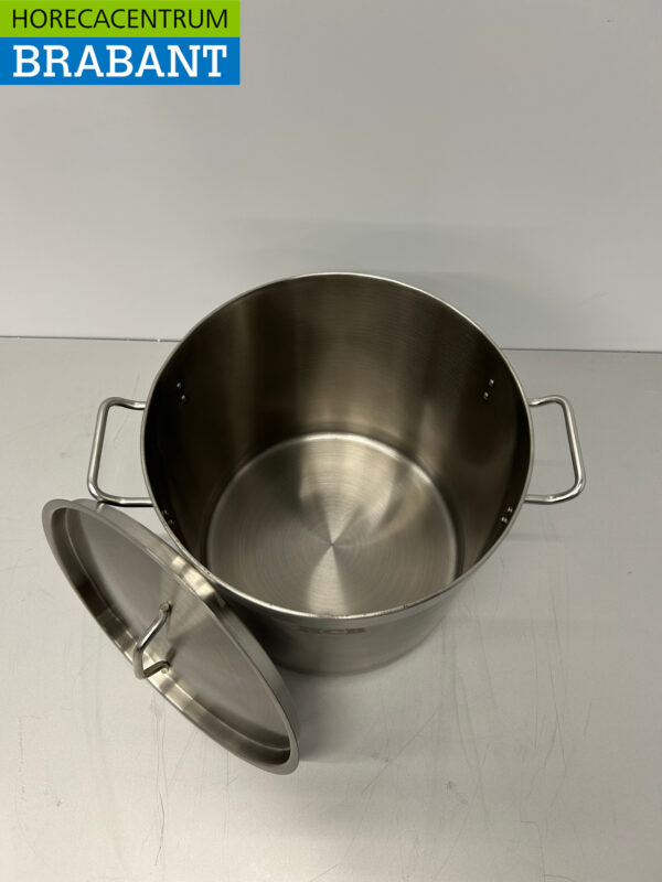 RVS HCB Soeppan Kookpan Pan Inductie 28,5 x 29 cm 17 liter Horeca - Afbeelding 8