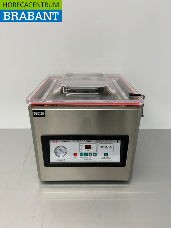 RVS Vacuummachine Vacumeermachine Dubbele seal 400 mm 230V Horeca