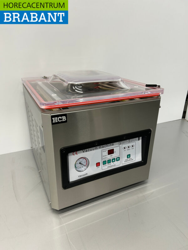 RVS Vacuummachine Vacumeermachine Dubbele seal 400 mm 230V Horeca - Afbeelding 3