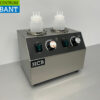 HCB RVS Sauswarmer Flessenwarmer 2 x 950 ml Chocola Kaas Jam Whiskey 230V Horeca - Afbeelding 2