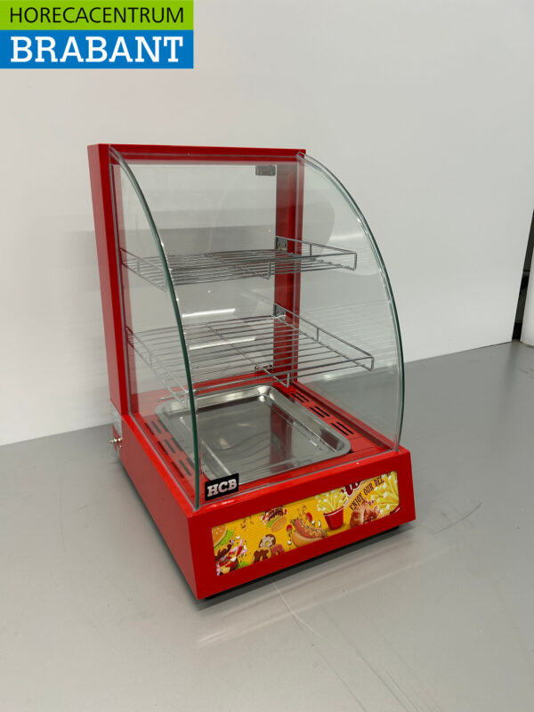 Warmtevitrine Warmhoudvitrine 38 cm 230V Horeca - Afbeelding 3