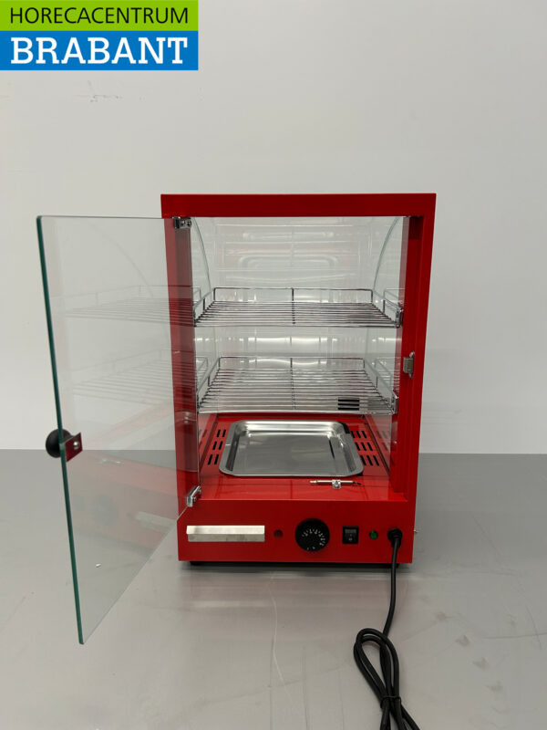 Warmtevitrine Warmhoudvitrine 38 cm 230V Horeca - Afbeelding 4