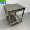 HCB RVS Werktafel Tafel Basic-line 70 x 70 x 85 cm Horeca - Afbeelding 2