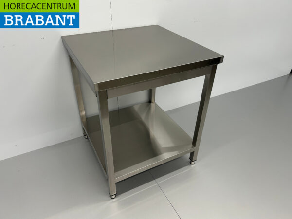 HCB RVS Werktafel Tafel Basic-line 70 x 70 x 85 cm Horeca - Afbeelding 2