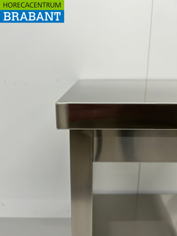HCB RVS Werktafel Tafel Basic-line 70 x 70 x 85 cm Horeca - Afbeelding 4