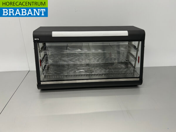 RVS Warmhoudkast warmhoudvitrine warmtevitrine 120 cm 230V Horeca