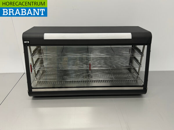 RVS Warmhoudkast warmhoudvitrine warmtevitrine 120 cm 230V Horeca - Afbeelding 4