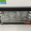 RVS Warmhoudkast warmhoudvitrine warmtevitrine 120 cm 230V Horeca - Afbeelding 5