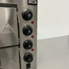 RVS Dubbele Pizzaoven oven 2 x 40 cm steen 230V Horeca - Afbeelding 6