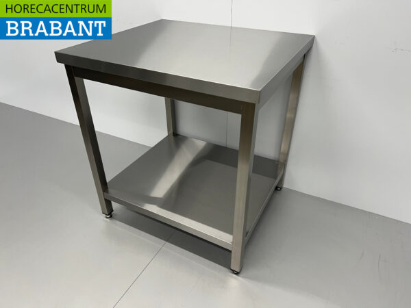RVS Werktafel Tafel Premium-line 80 x 70 x 85 cm Horeca - Afbeelding 2