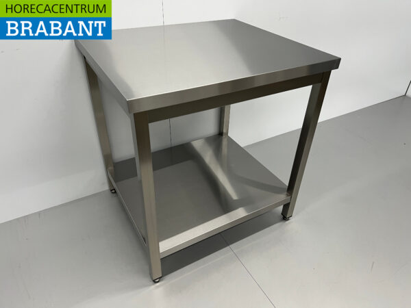 RVS Werktafel Tafel Premium-line 80 x 70 x 85 cm Horeca - Afbeelding 3