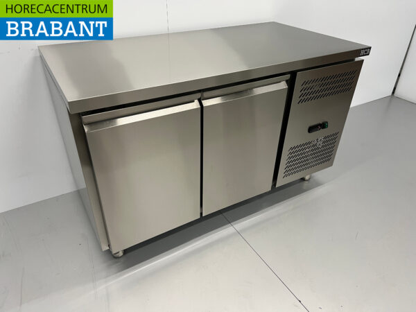HCB RVS Vrieswerkbank 2 deuren 1/1 gastronorm 136 cm Horeca - Afbeelding 3