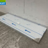 RVS Wandschap schap 130 x 50 cm Horeca - Afbeelding 2