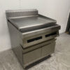 RVS Zernike Flashgrill Bakplaat Glad 2 zones 80 cm 400V Horeca - Afbeelding 3