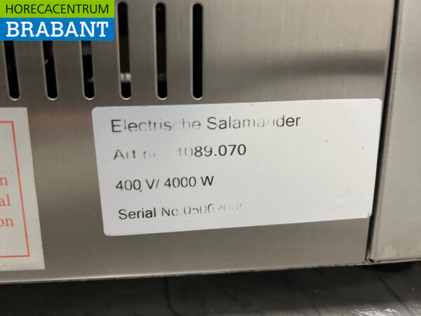 RVS Profinox Salamander grill 60 cm 400V Horeca - Afbeelding 5