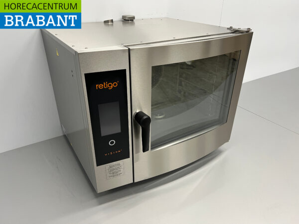 Retigo RVS Combisteamer Steamer 7 x 1/1 gastronorm GN 400V Horeca - Afbeelding 3