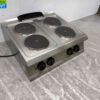 RVS Metos 4 pits elektrisch fornuis kookplaat 80 cm 400V Horeca - Afbeelding 3