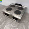 RVS Metos 4 pits elektrisch fornuis kookplaat 80 cm 400V Horeca - Afbeelding 4