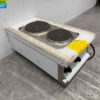 RVS Olis 2 pits elektrisch fornuis kookplaat 40 cm 400V Horeca - Afbeelding 4